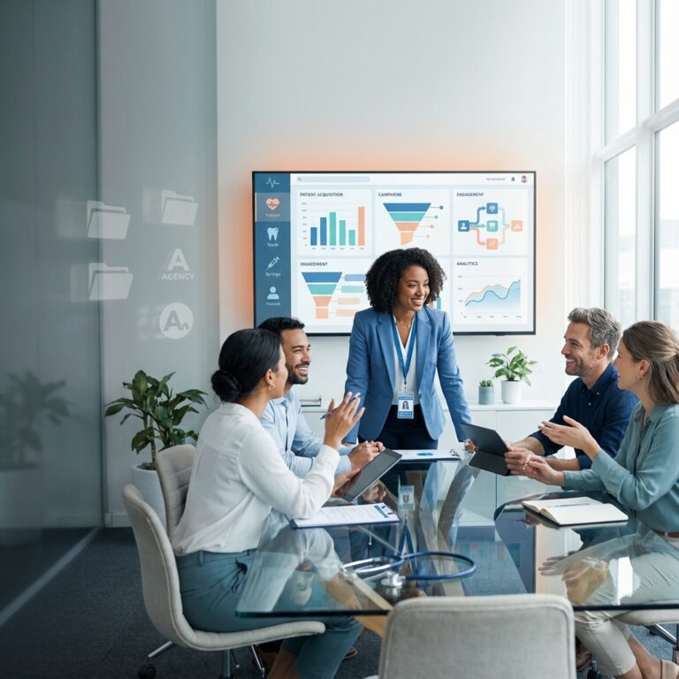 Fractional CMO + Creative Team: Healthcare Growth Model